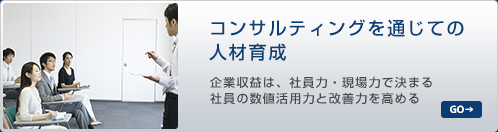 コンサルティングを通じての人材育成